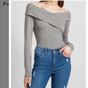 Express Off The Shoulder tee [NWT]